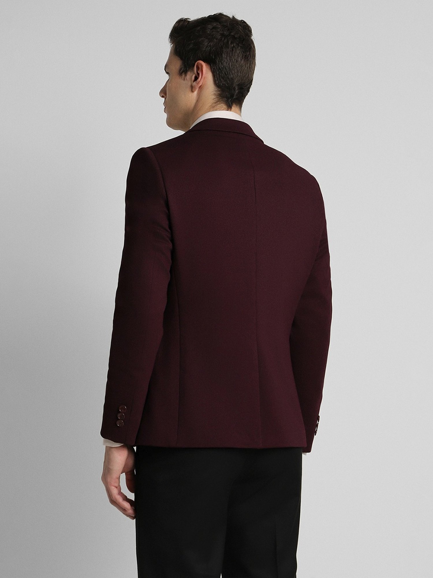 Vastramay Black Regular Fit Blazer