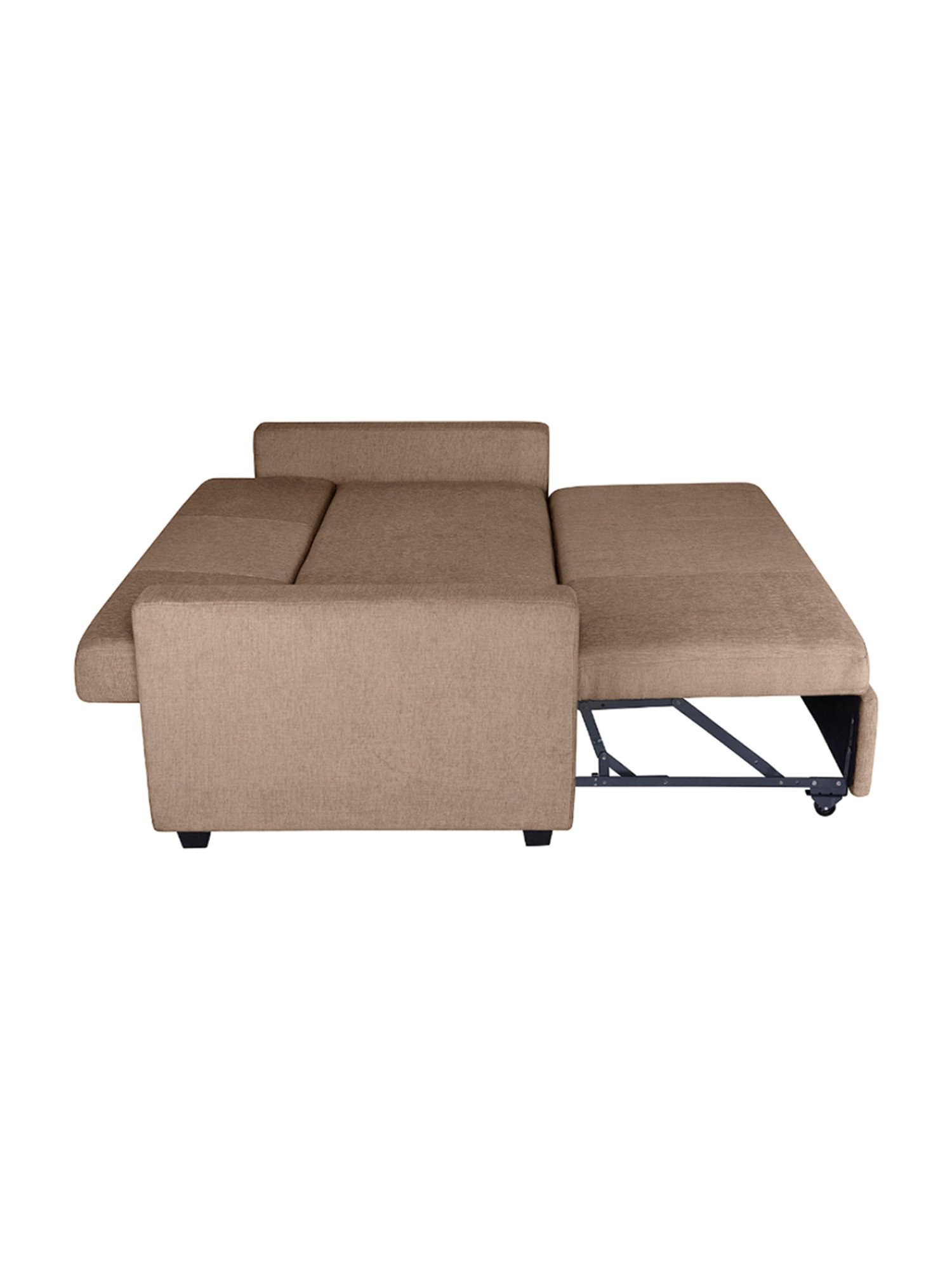 Queen Brady Convertible Sofa with Storage Gray - Serta