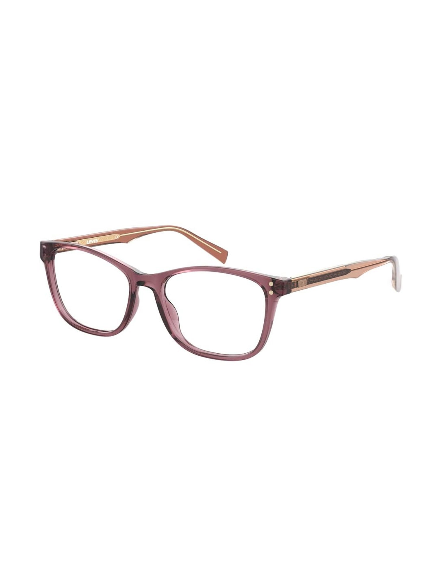 Levi's Pink Rectangular Eye Frames for Women