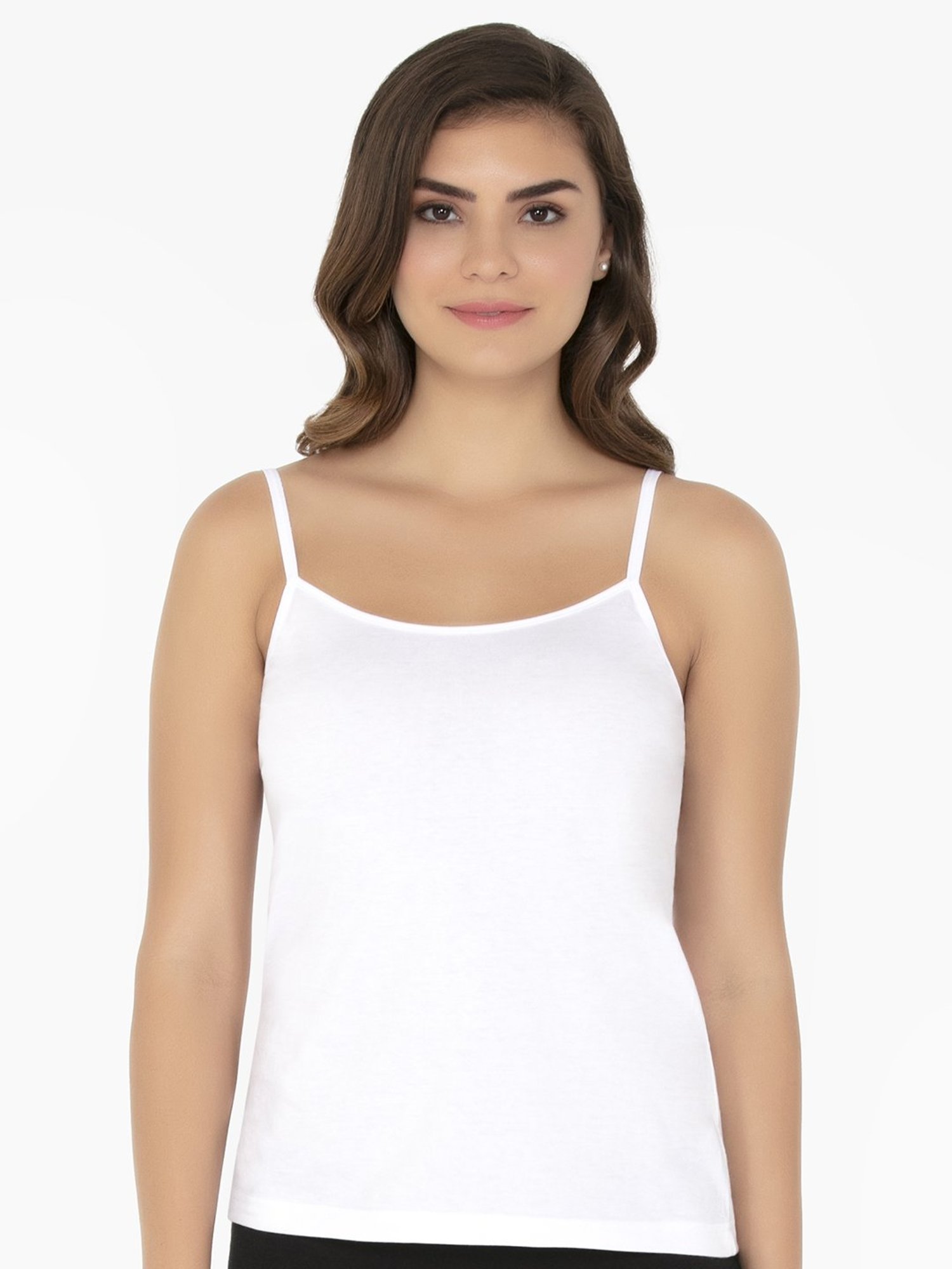 Enamor White Non-Padded Camisole