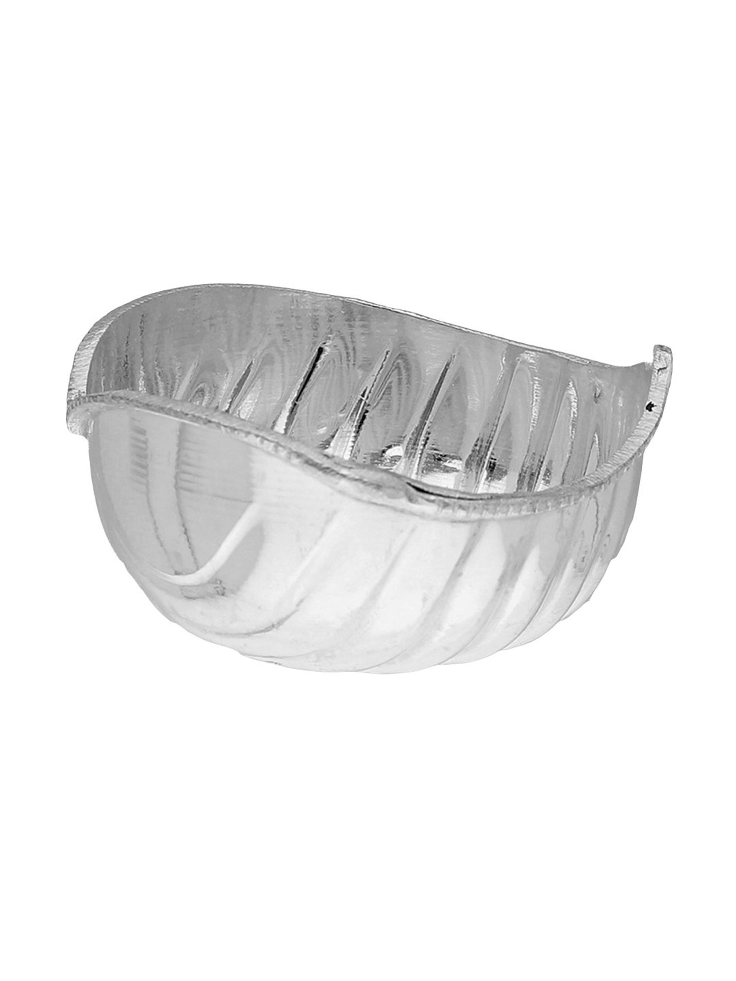 Sri Jagdamba Pearls Leaf 0.8 Silver Diya