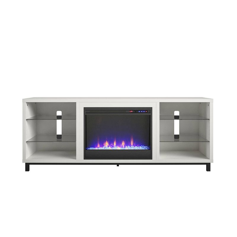Up To 65" Westchester Fireplace Tv Stand For Tvs White - Cosmoliving By Cosmopolitan