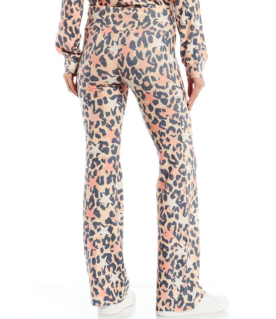 WILDFOX Leopard Stars and Spots Coordinating Straight Leg Tennis Pants