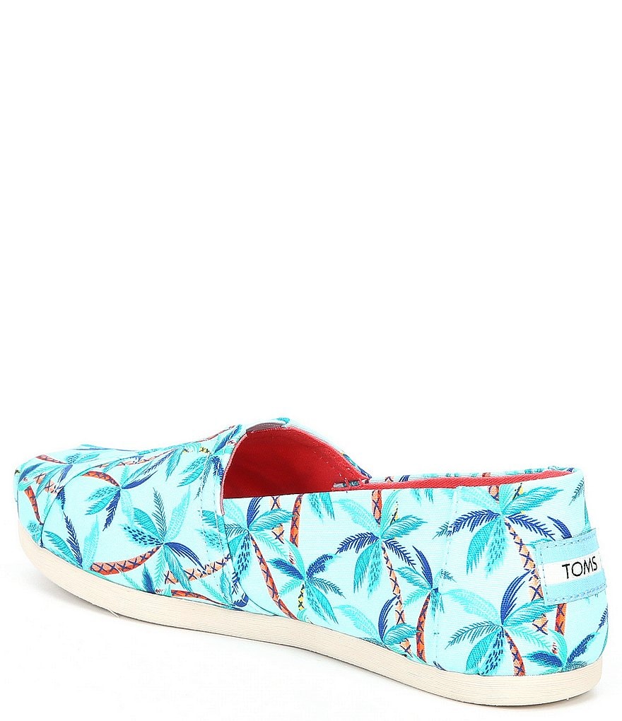TOMS Women's Alpargata CloudBound Palm Print Slip-Ons