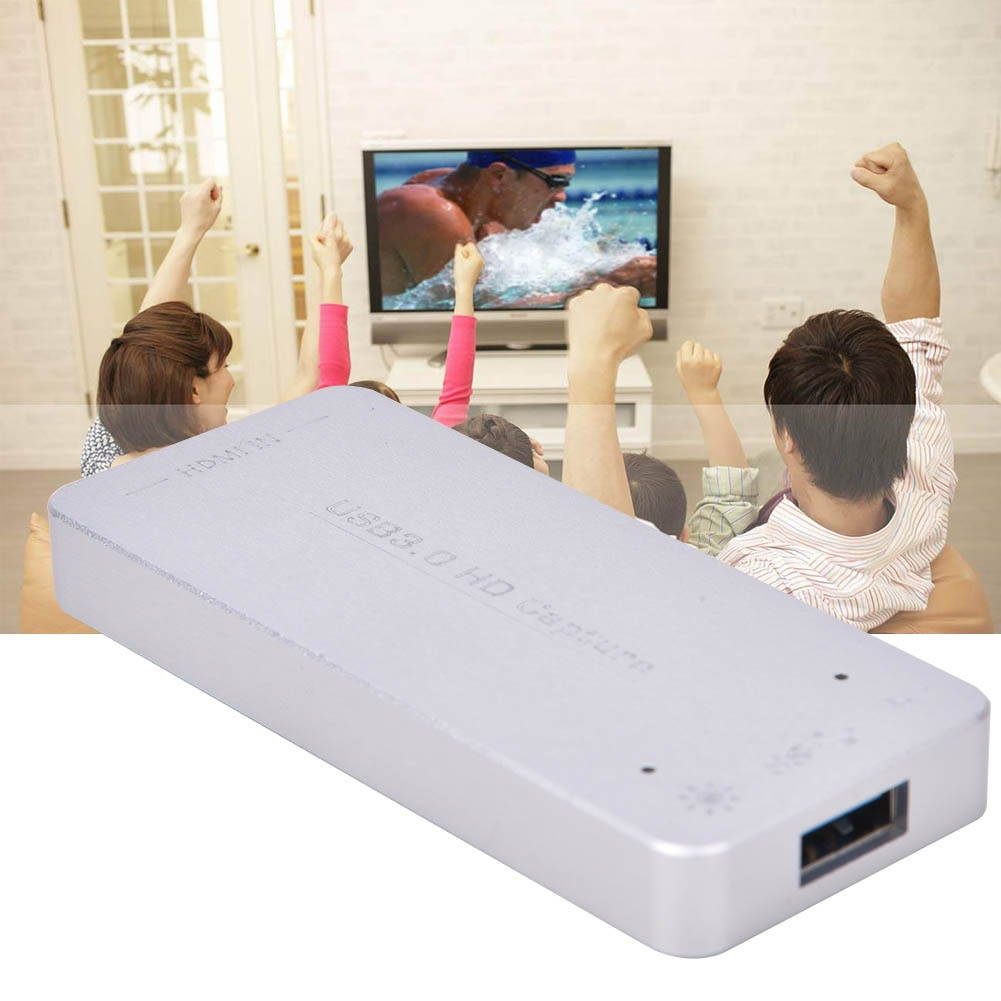 USB3.0 HDMI Video Capture Card 4K 1080P 30fsp No-delay for OBS Live-streaming USB 3.0 High Definition Video Audio Capture Card for OBS Live Streaming 1080P HDMI