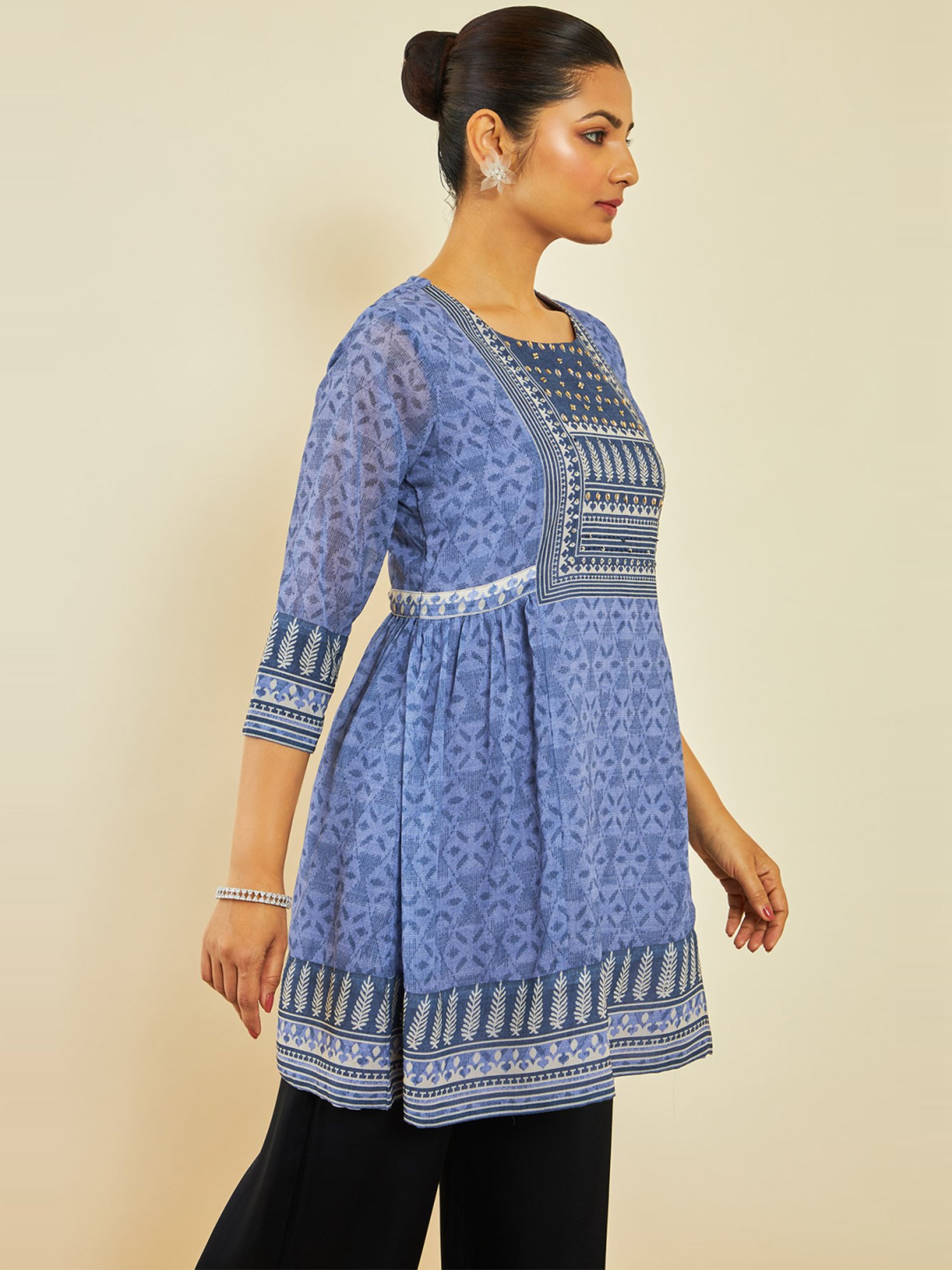 Soch Blue Printed Tunic