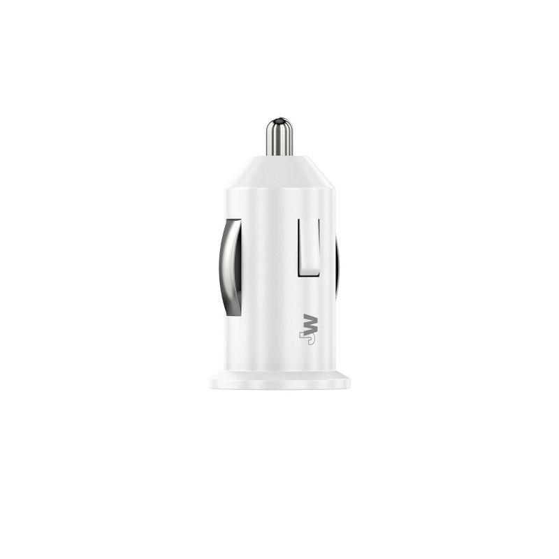 Just Wireless 1.0A/5W 1-Port USB-A Car Charger - White