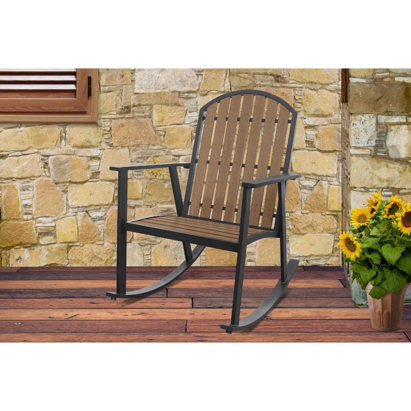Shoreline Everwood Rocking Chair - Natural - Apollo Outdoor