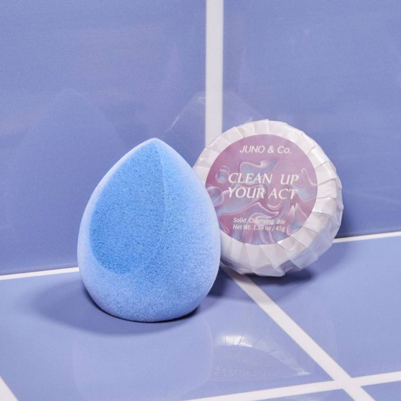 JUNO & Co. Velvet Sponge and Soap Bundle