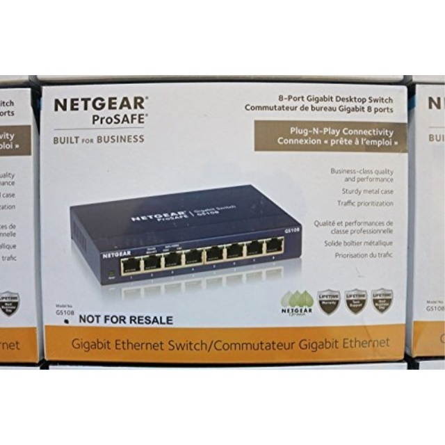 NetGear 8-Port Gigabit Ethernet Switch