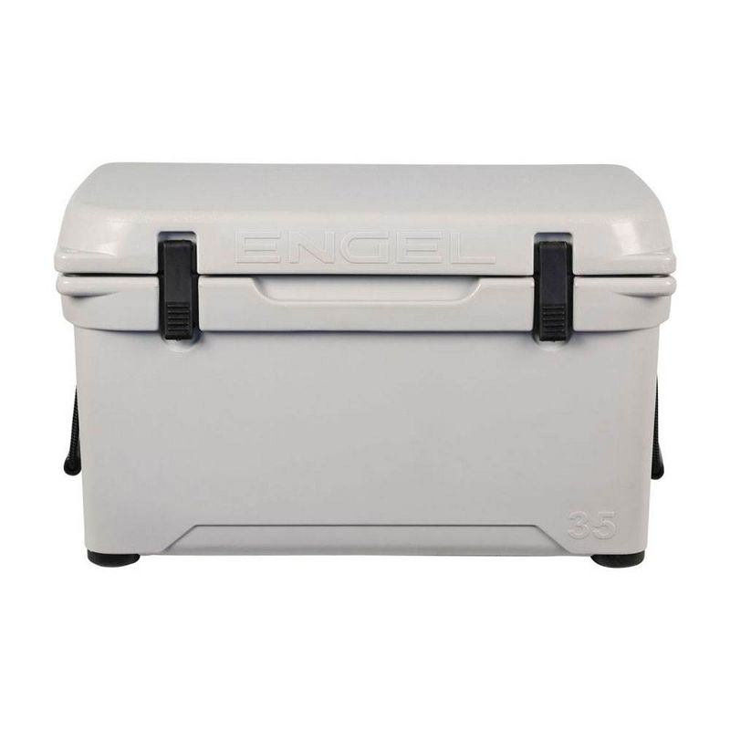 Engel Coolers 35 Quart 42 Can High Performance Roto Molded Ice Cooler, Gray