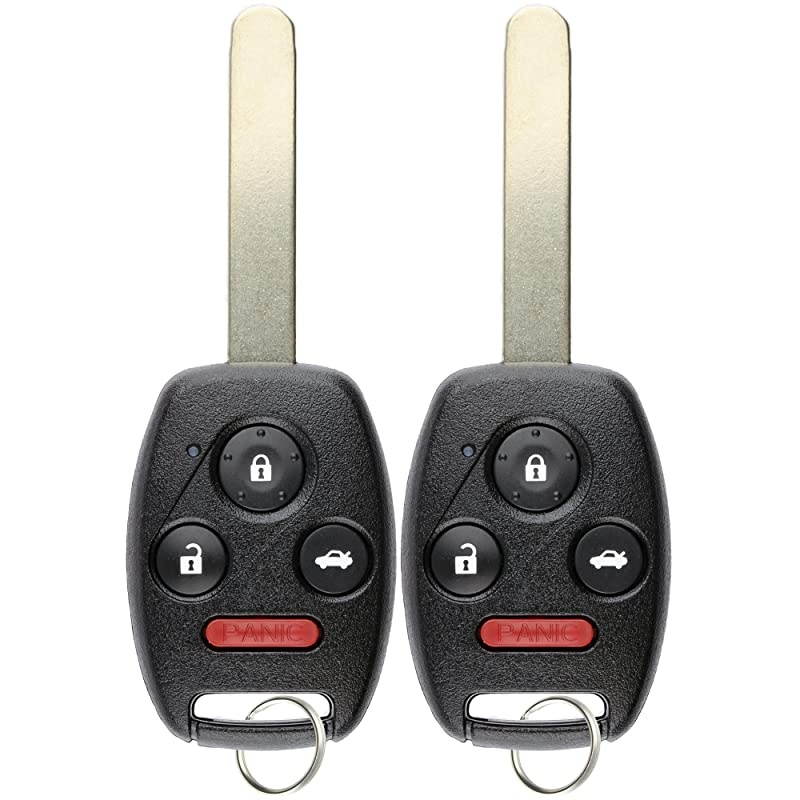 Keyless Entry Remote Control Uncut Car Ignition Key Fob Replacement for OUCG8D380HA Pack of 2