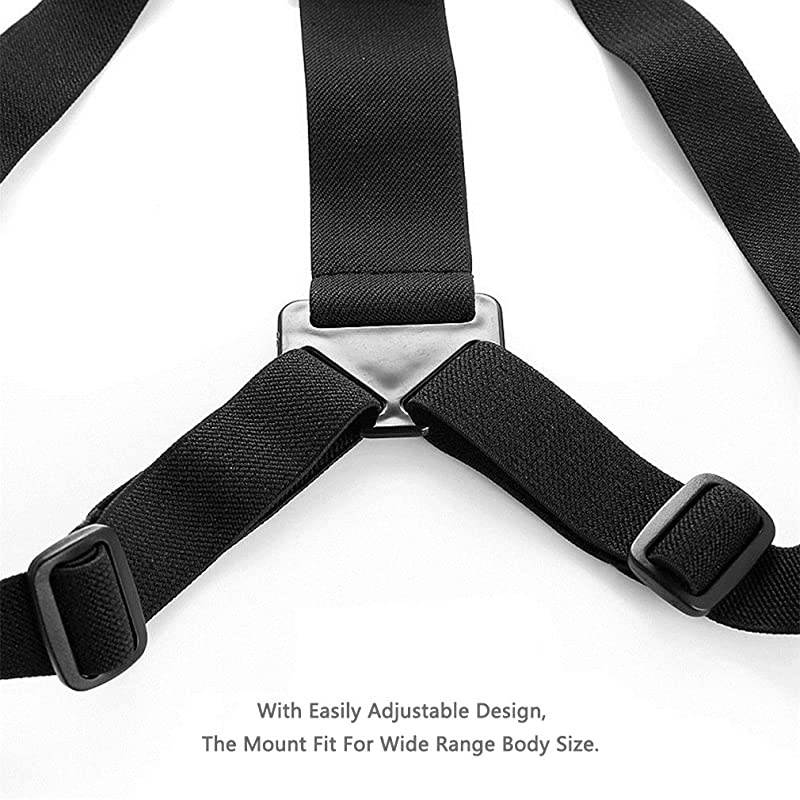 Chest Strap Mount Elastic Action Camera Body Belt Harness with J Hook for GoPro HD Hero 5 4 3+ 3 GoPro 6 7 8