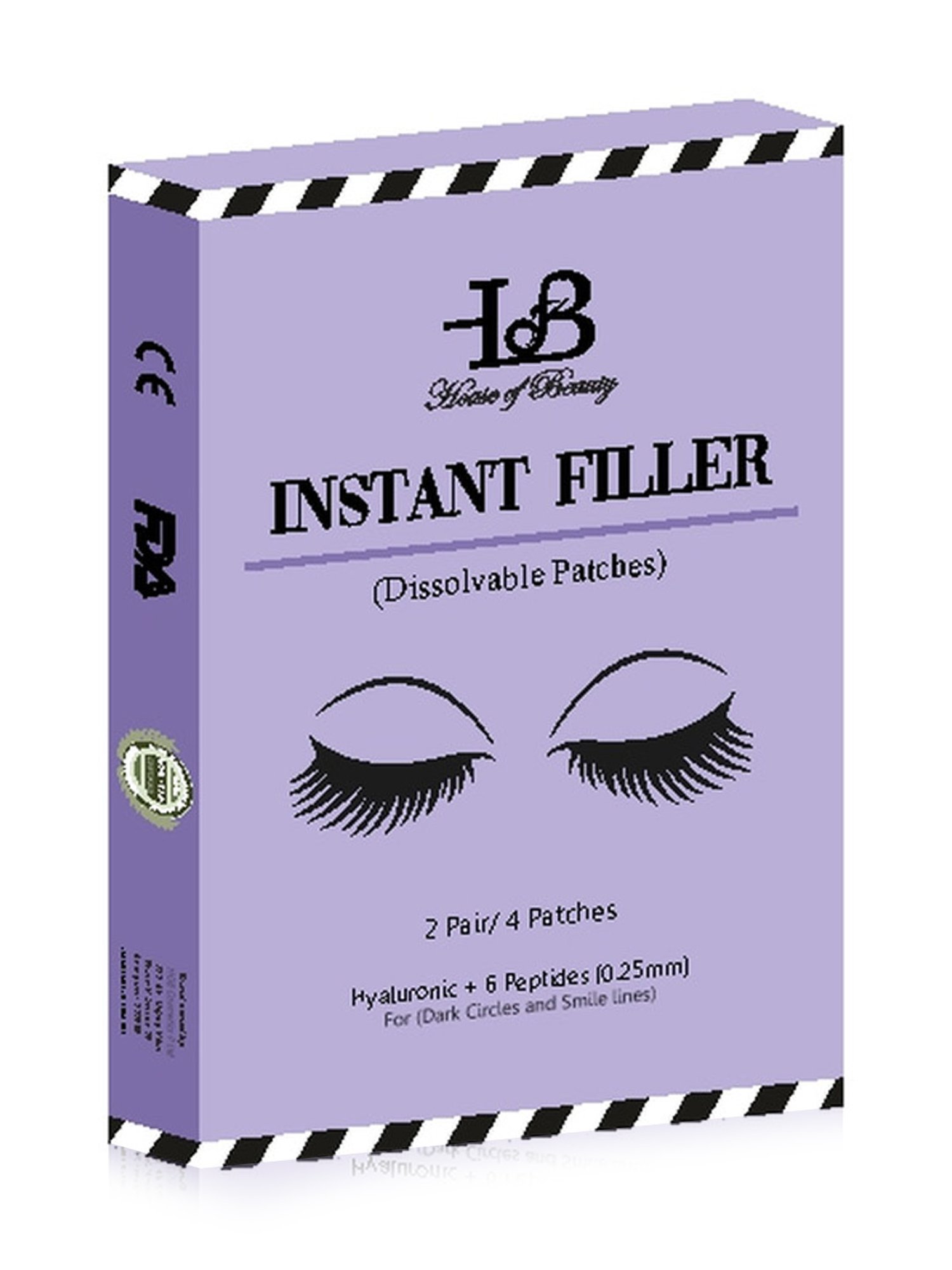 House of Beauty Instant Filler - Dissolvable Patches - 0.25 mm - 2 Pairs - 55 gm