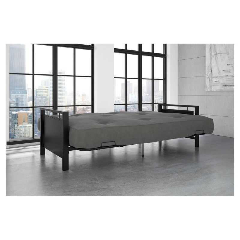 Henley Metal Arm Futon Frame Black Metal - Dorel Home Products
