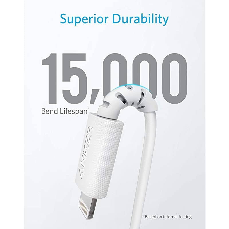 iPhone Charger,  18W USB C Fast Charger with 3ft Powerline II USB-C to Lightning Cable [MFi Certified], PowerPort PD 1 Type C Charger Adapter for iPhone 11/Pro/XS/Max/XR/X/Plus/iPad Pro and More