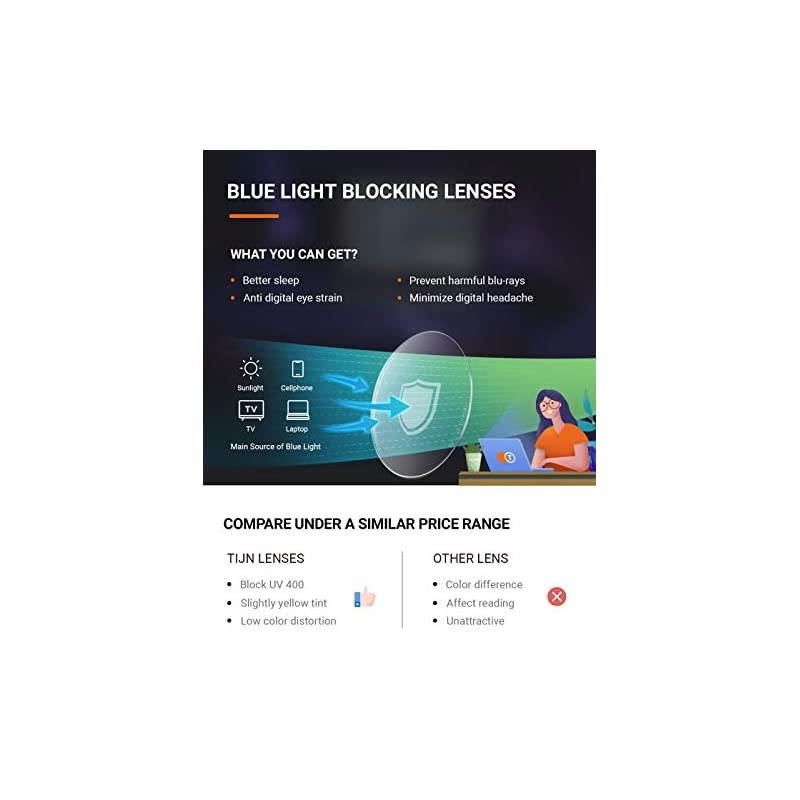 Blue Light Blocking Glasses for Women Men Clear Frame Square Nerd Eyeglasses Anti Blue Ray Computer Screen Glasses