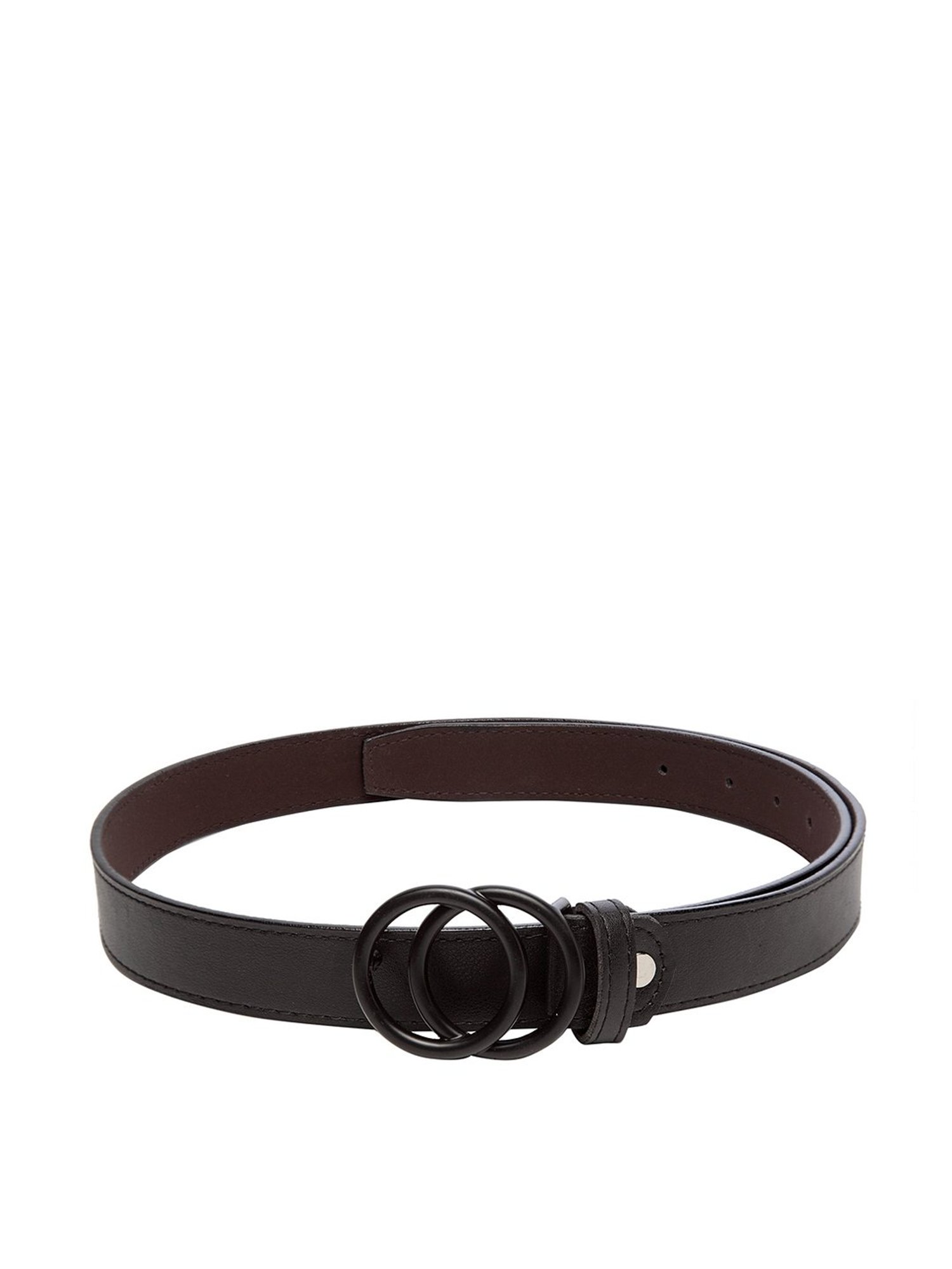Apsis Dark Brown PU Waist Belt for Women