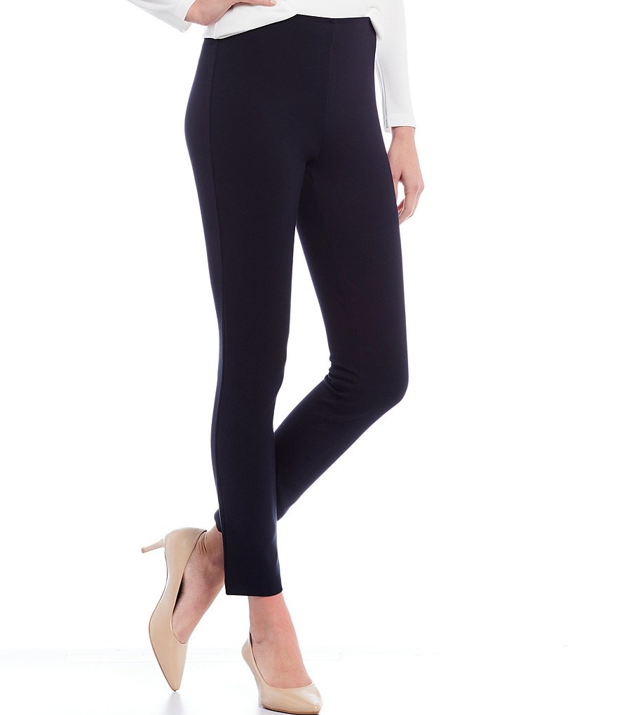 Commando Faux Leather Crocodile-Embossed Legging