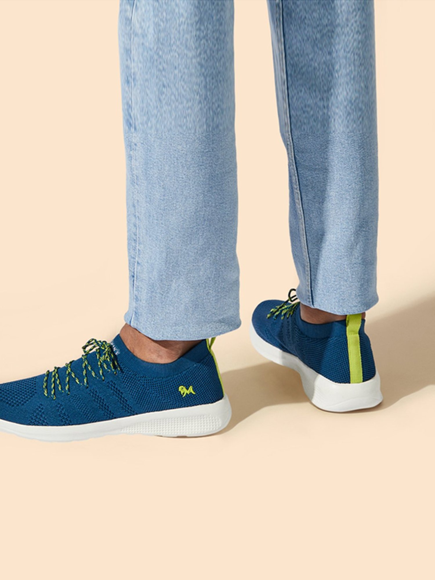 Neemans Men's The Regular Teal Blue Casual Sneakers