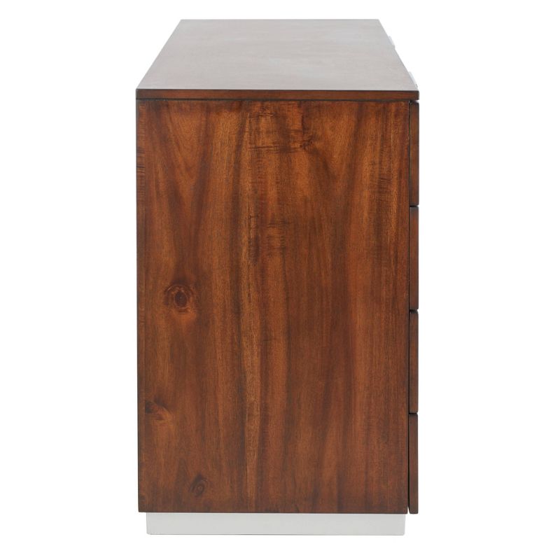 County Line 4 Drawer Chest Rum Walnut - Sauder