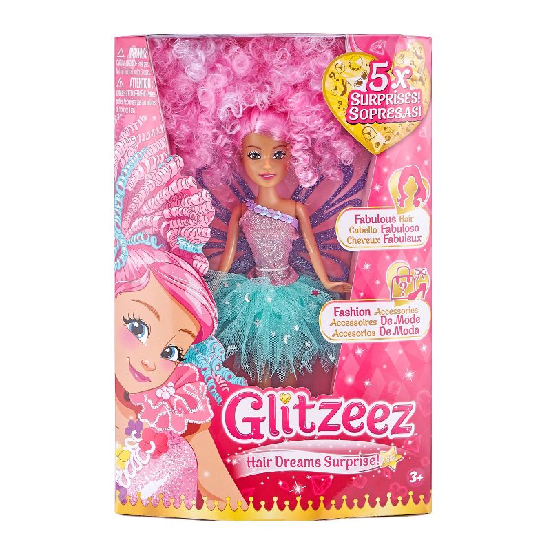 Glitzeez Hair Dreams Surprise Doll  - Pink Hair