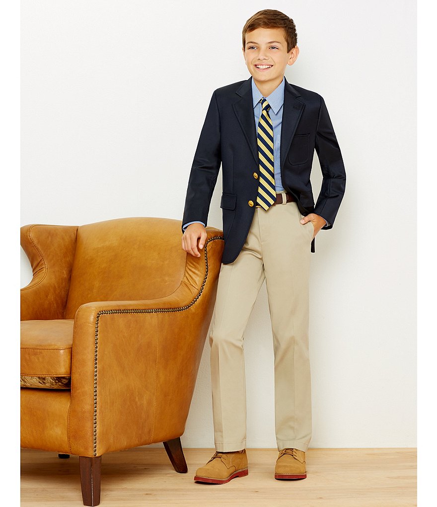 Nautica Big Boys 8-20 Short-Sleeve Vertical Logo Polo