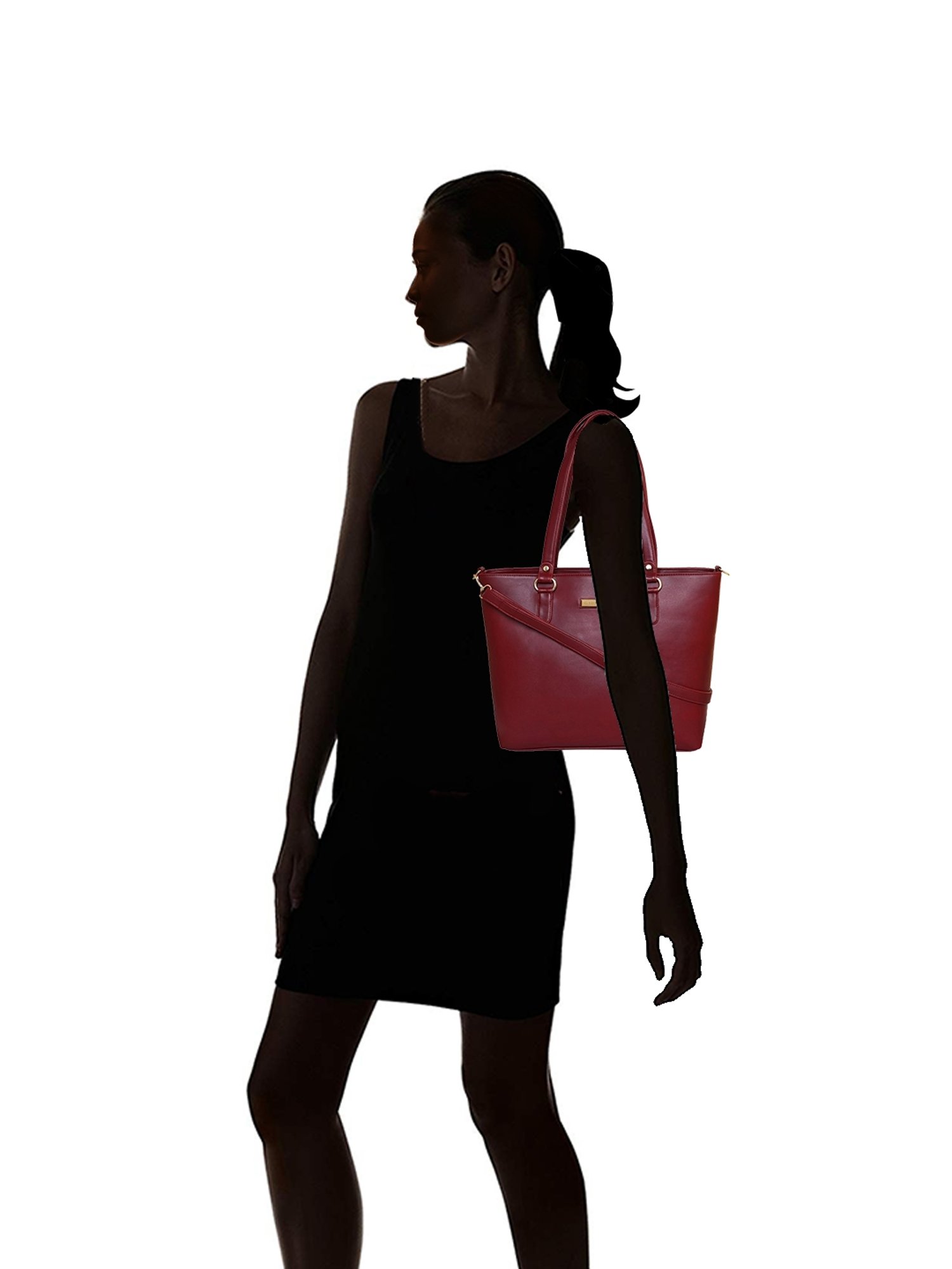 Giordano Brick Red Solid Medium Shoulder Handbag