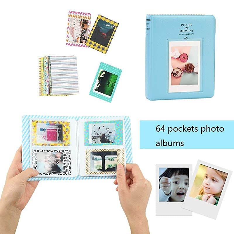 Instant Camera Accessories Bundle Compatible for Fujifilm Instax Mini 9 Mini 8+ Mini 8 Instant Film Camera Includes Camera Case Album Frame Stickers Strapetc Bohemian