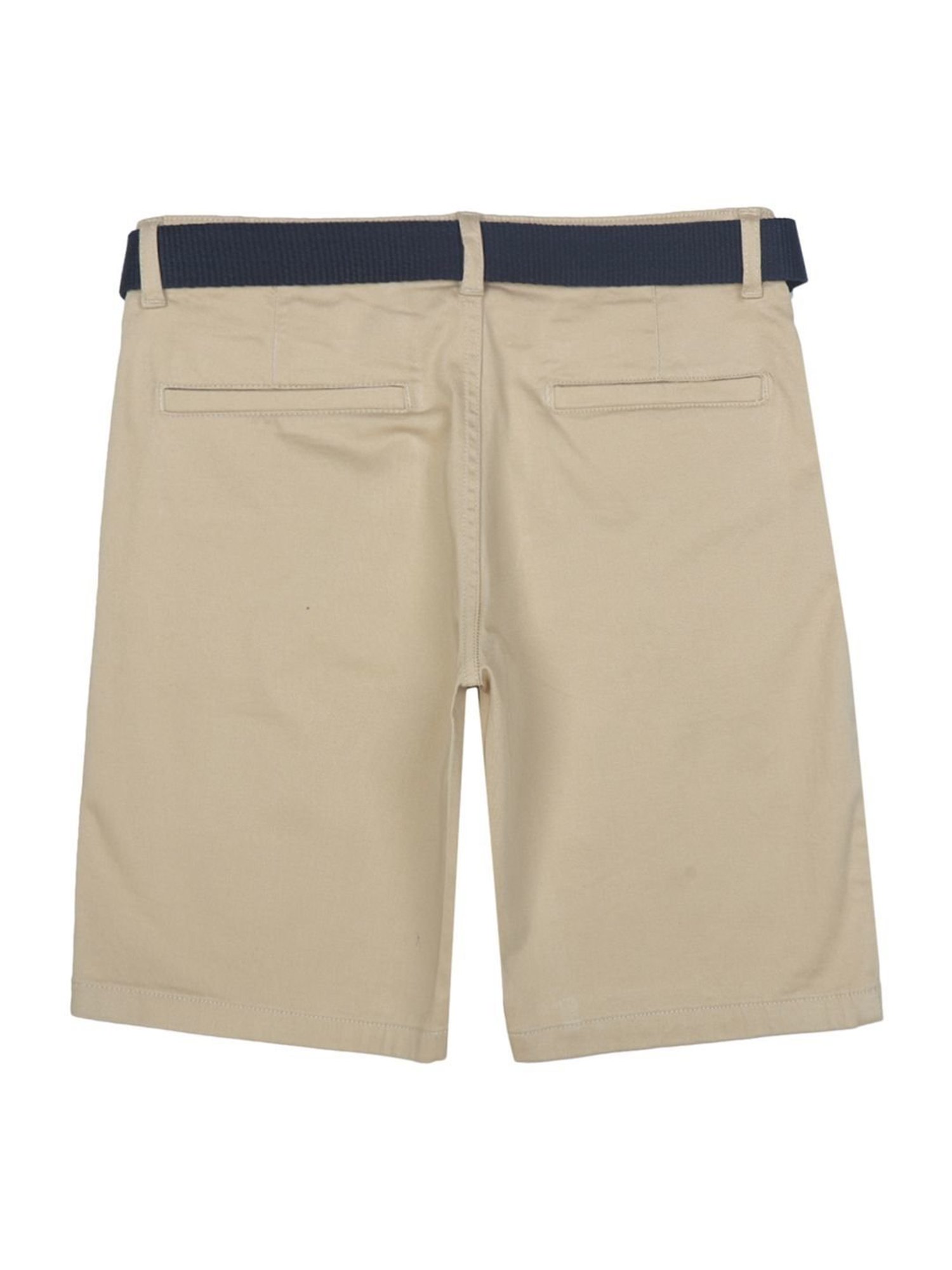 Gini & Jony Kids Beige Cotton Regular Fit Bermuda