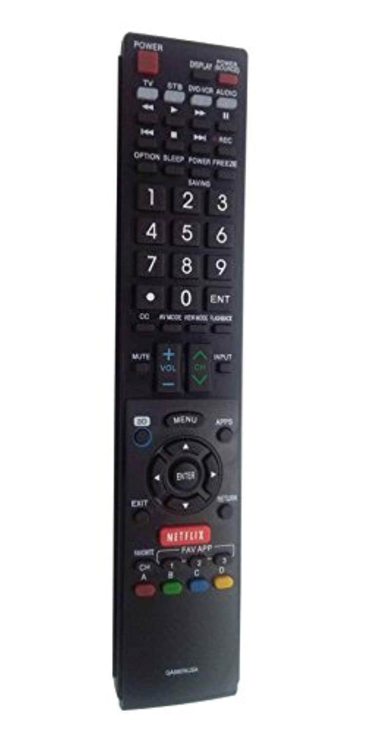 new vinabty ga890wjsa replaced remote controller fit for sharp tvs lc52c6400u lc52le640u lc60c6400u lc60le640u lc70c6400u lc80l
