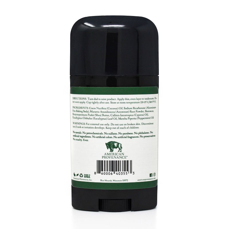 American Provenance Shotguns & Shenanigans Aluminum-Free Natural Deodorant - 2.65oz