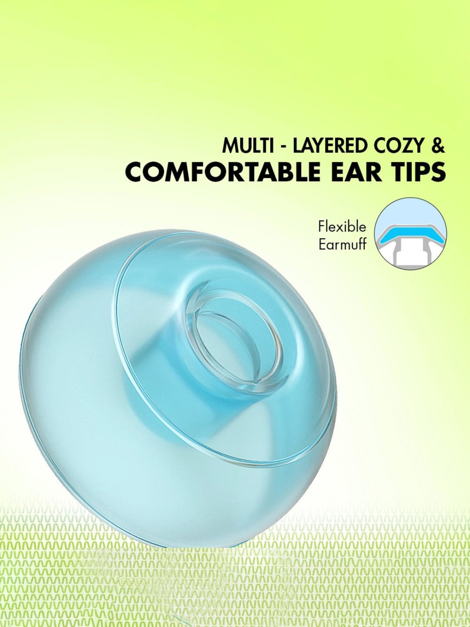 ACwO DwOTS 535 In Ear BT Earbuds with 35H Playtime & BasS BooM X Sound (Maya Blue, True Wireless)