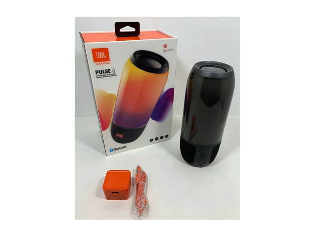 JBL Pulse 3 Portable Bluetooth Speaker (Black)