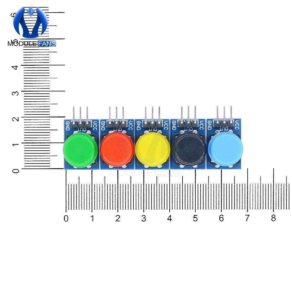 25pcs 12X12MM Big Key Module Big Button Module Light Touch Switch Module For Arduino Raspberry Pi 3 With Hat High Level Output