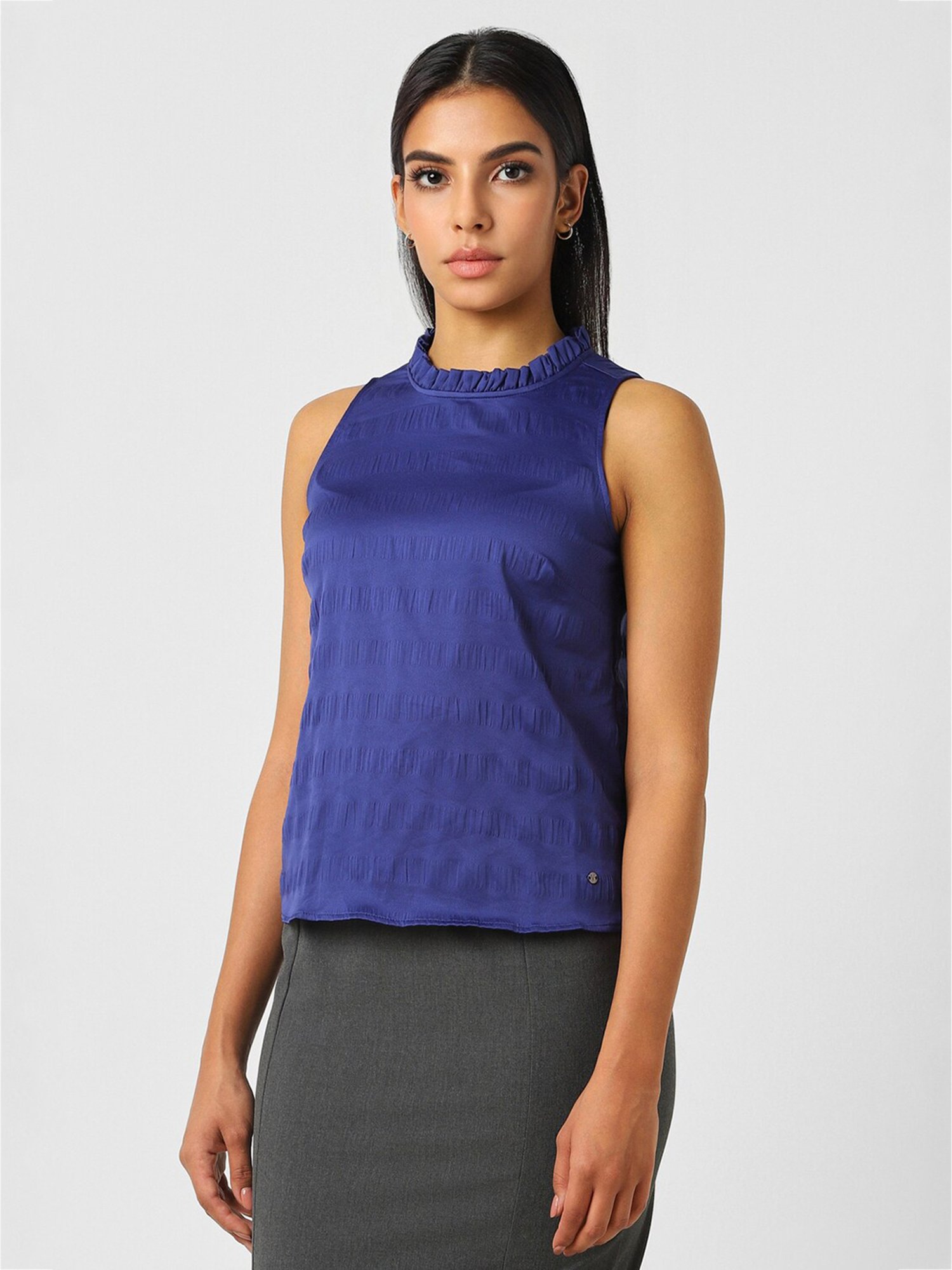 Van Heusen Blue Regular Fit Top