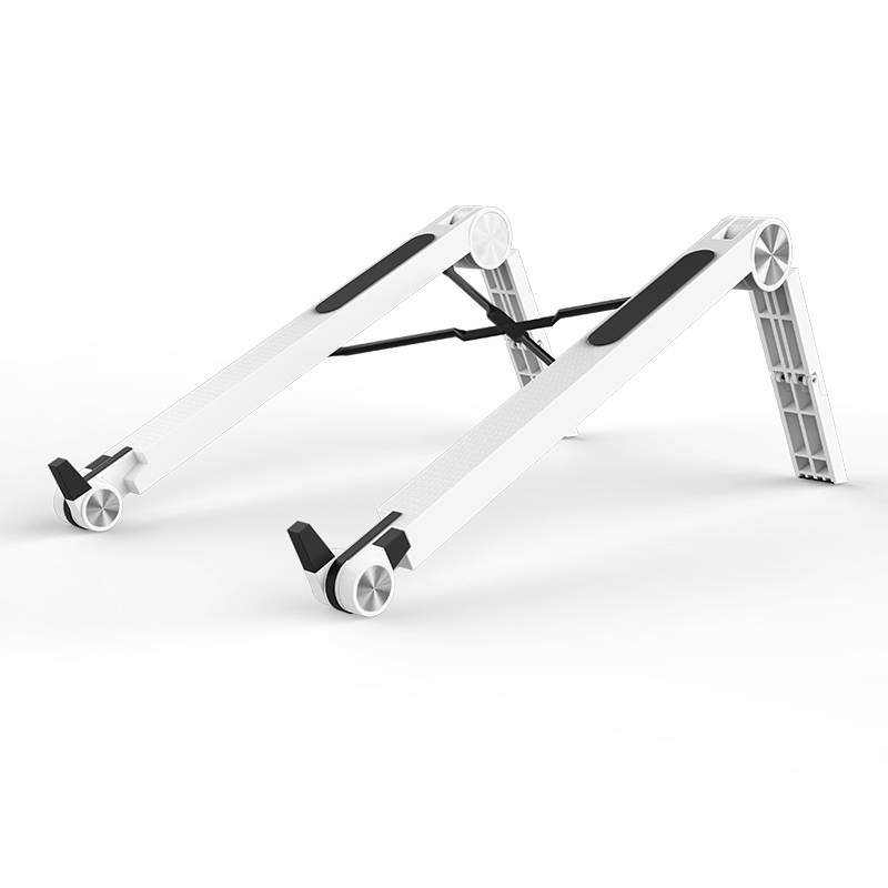 Laptop Stand Cooling Stand Lightweight Plastic Portable Lapto Stand Foldable Portable Tablet Stand (Black)