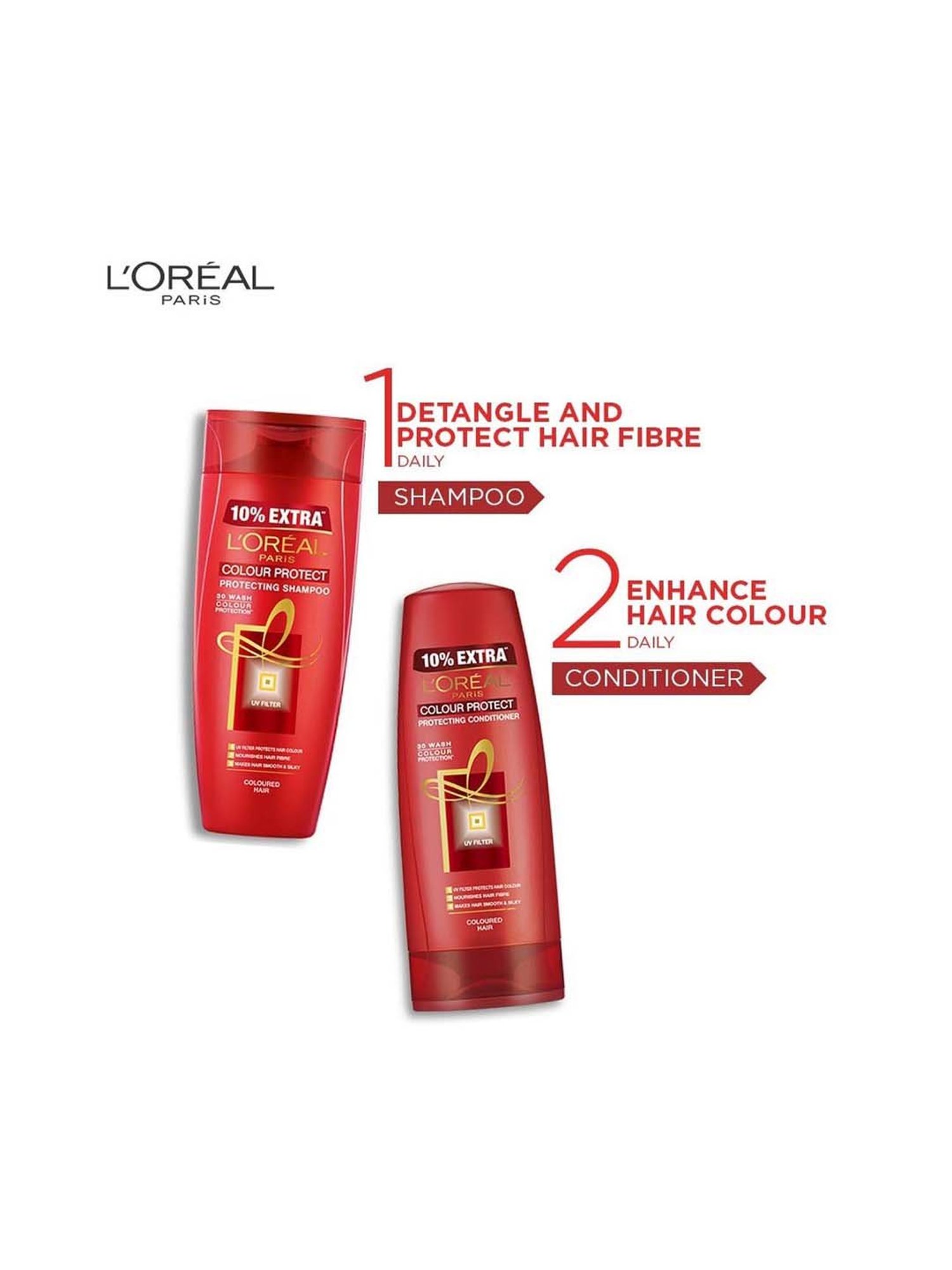 L'Oreal Paris Colour Protect Shampoo - 704 ml