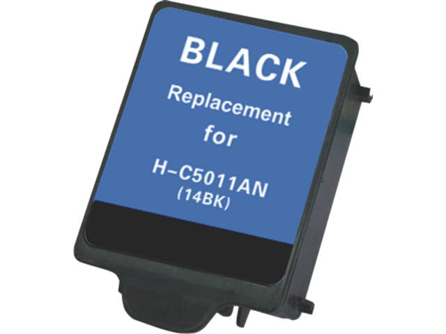 Green Project Inc. Compatible Black Ink Cartridge (Alternative for HP 14/C5011AN)