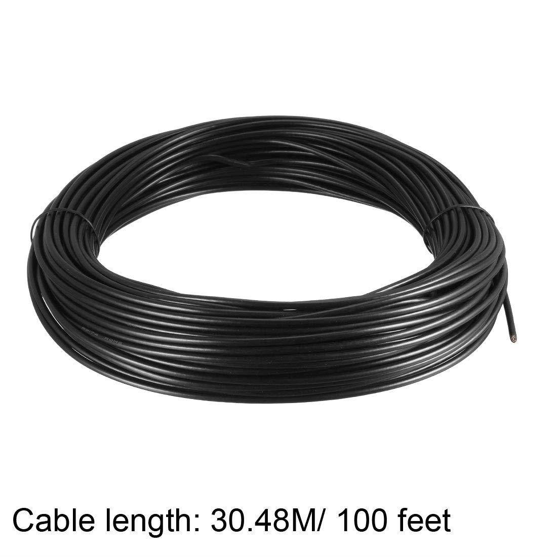 uxcell RF Coaxial Cable RG174 Antenna Extension Cable 50 ohm - 100 feet