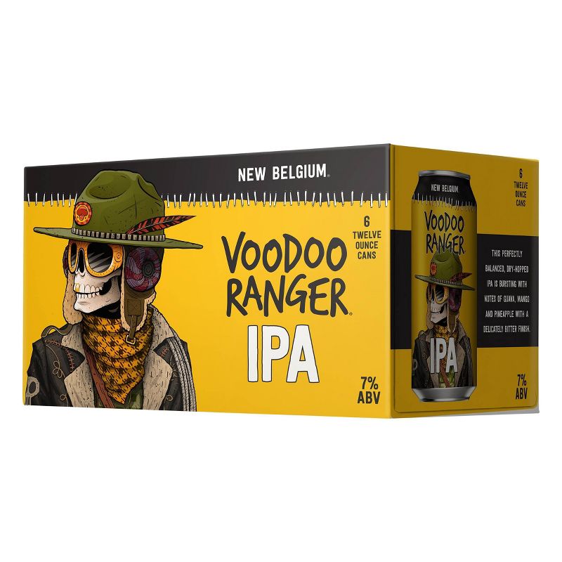 New Belgium Voodoo Ranger IPA Beer - 6pk/12 fl oz Cans