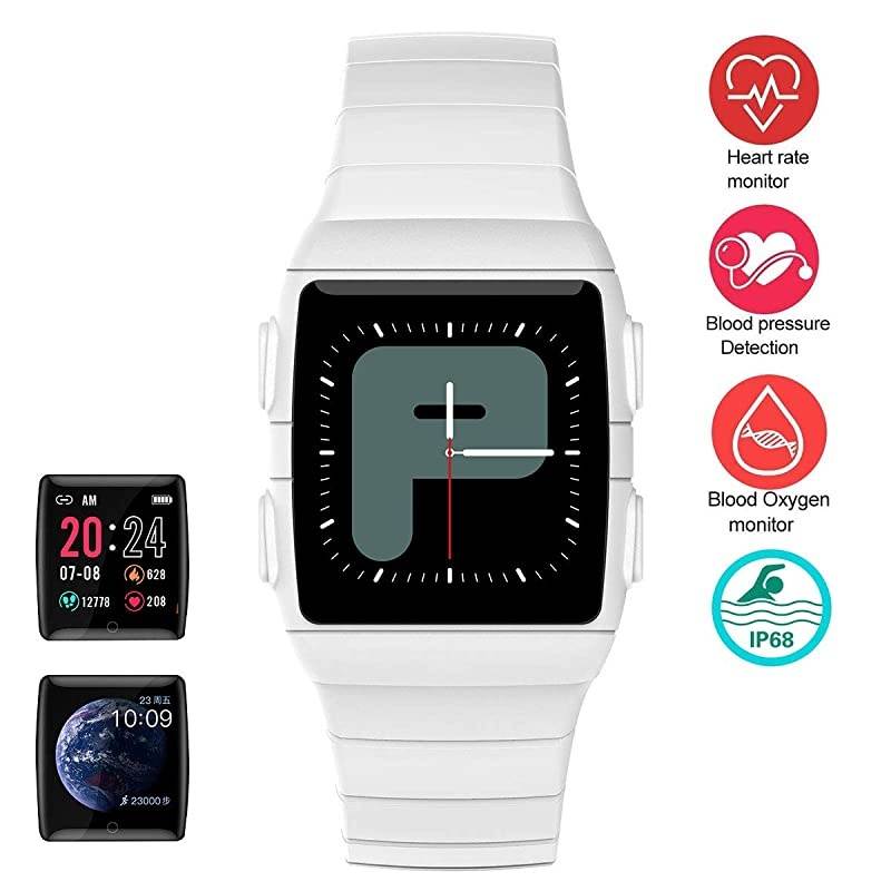 Watch for Kids Women Men,Fitness Tracker with Heart Rate Blood Pressure/Blood Oxygen Monitor Sleep Monitor,IP68 Swimming Waterproof with Pedometer Calorie Step Counter for phone
