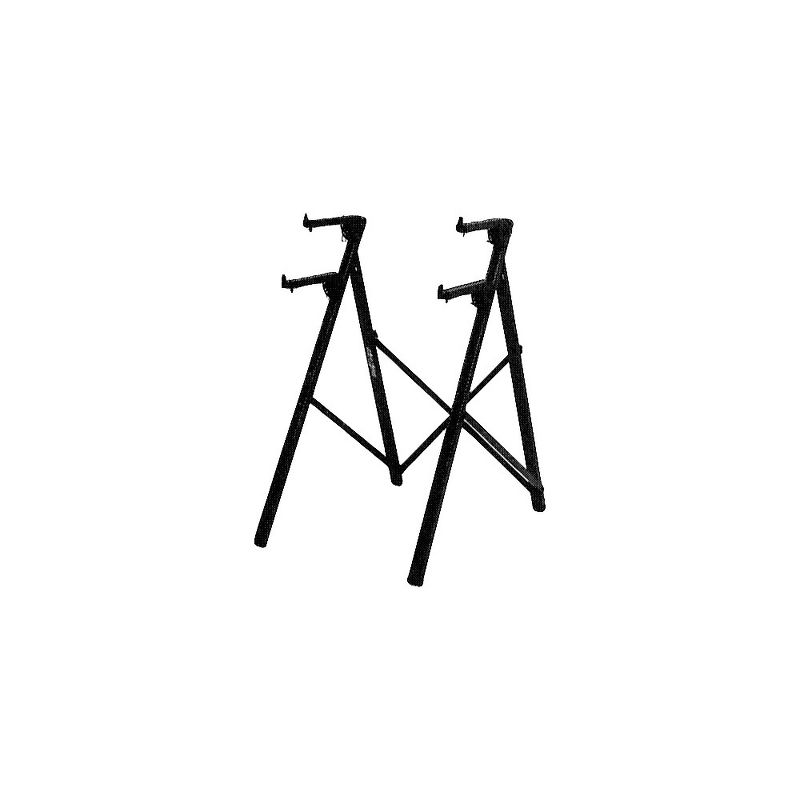 Gravity Stands Double X-Braced Keyboard Stand - White