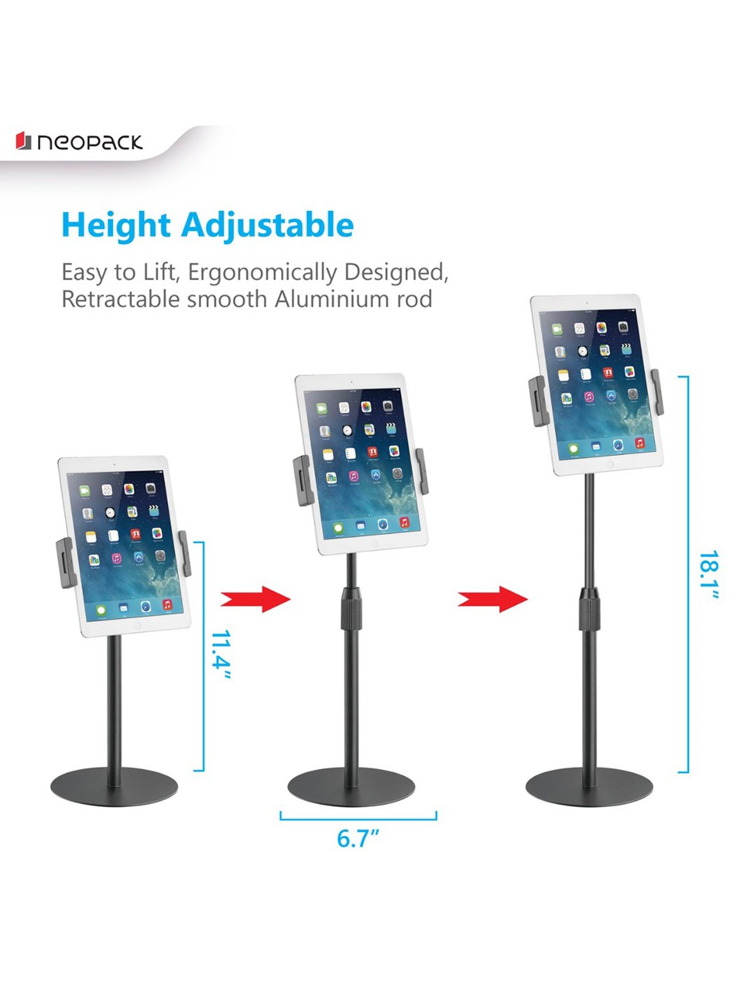 GRIPP Magic Stand Compatible for All Mobile Phones Devices (Black)