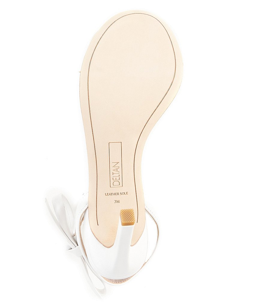 Deltan Miranda Ankle Bow Detail Dress Sandals