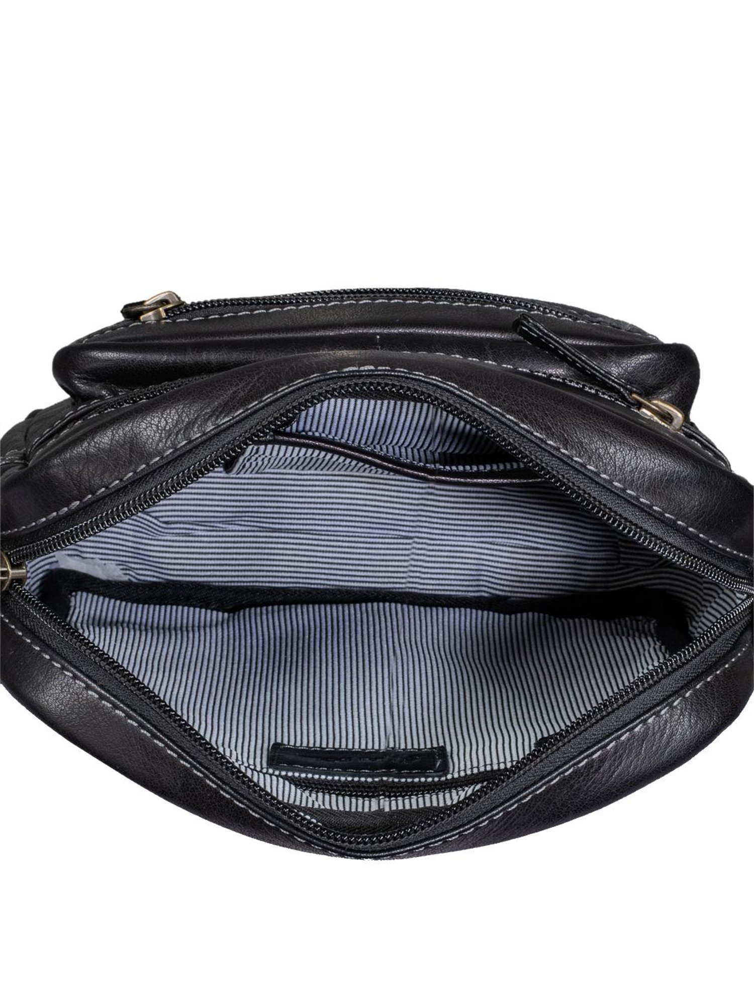 Mai Soli  Black Solid Medium Cross Body Bag
