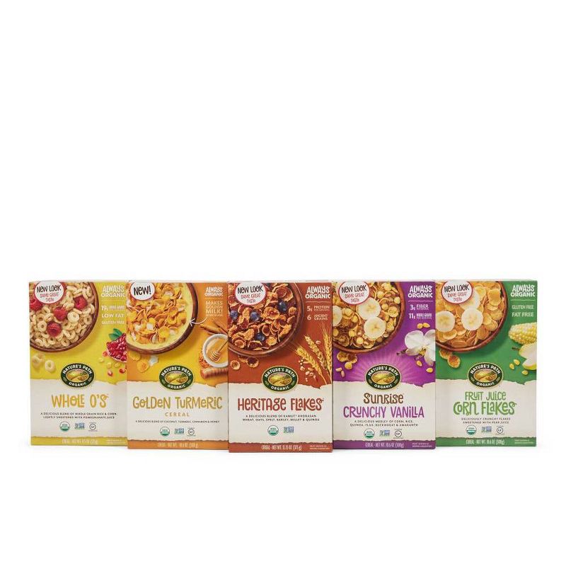 Nature's Path Gluten Free Crunchy Vanilla Breakfast Cereal - 10.6oz