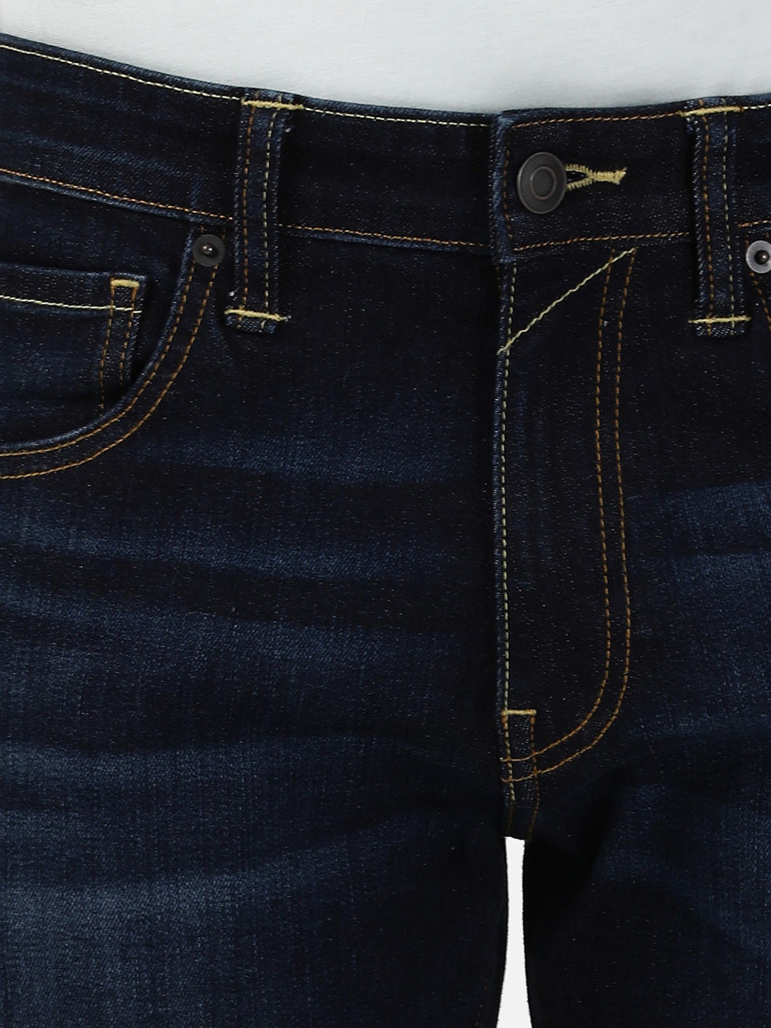 Passion Blue Slim Fit Lightly Washed Jeans