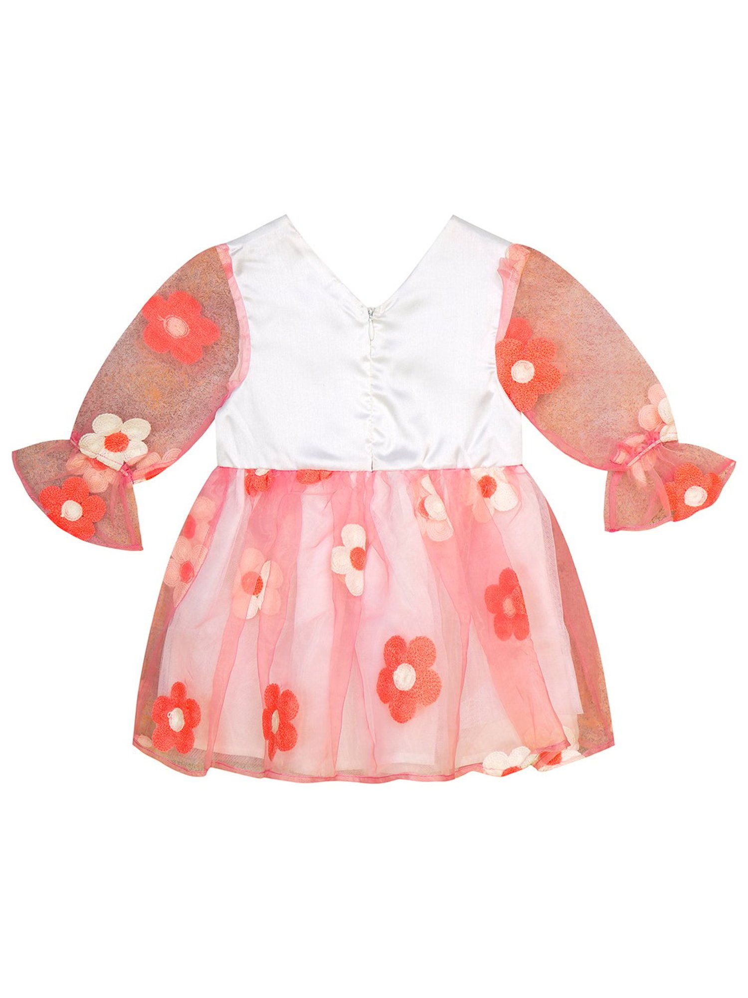 Pink Chick Kids Navy Solid Party Gowns