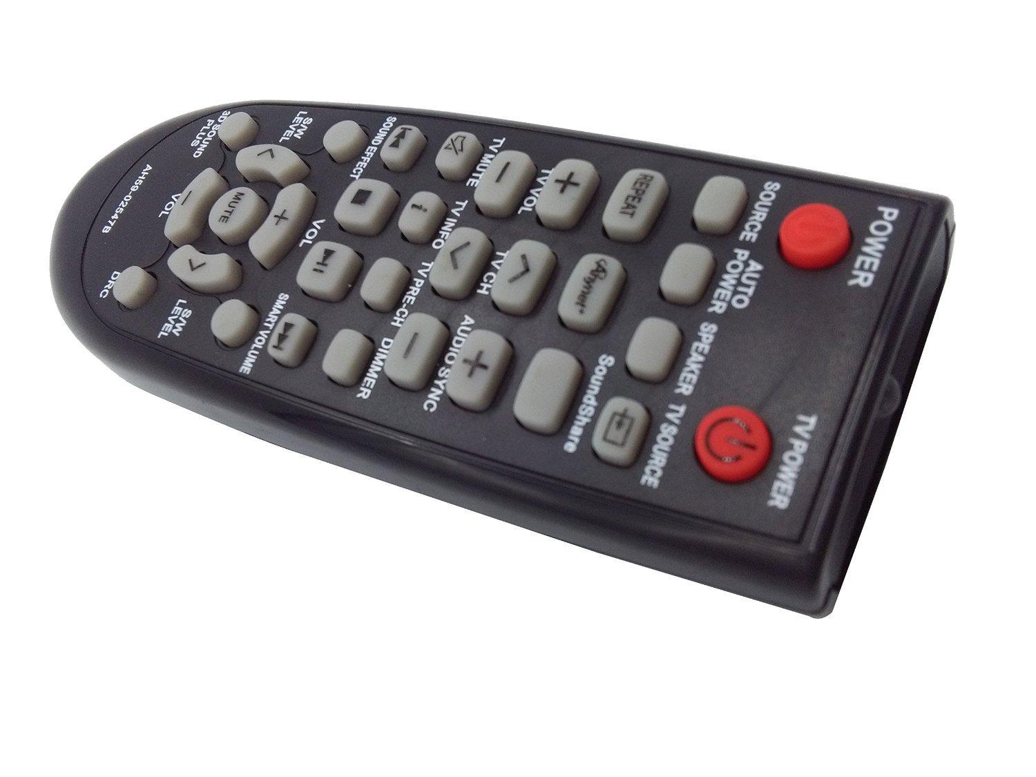 Vinabty New AH59-02547B Replaced Remote fits for Samsung Home Theater Sound Bar System AH59 02547B HWF450ZA HWF450 HWFM45 HWFM45C HW-FM45C HW-FM45 HW-F450